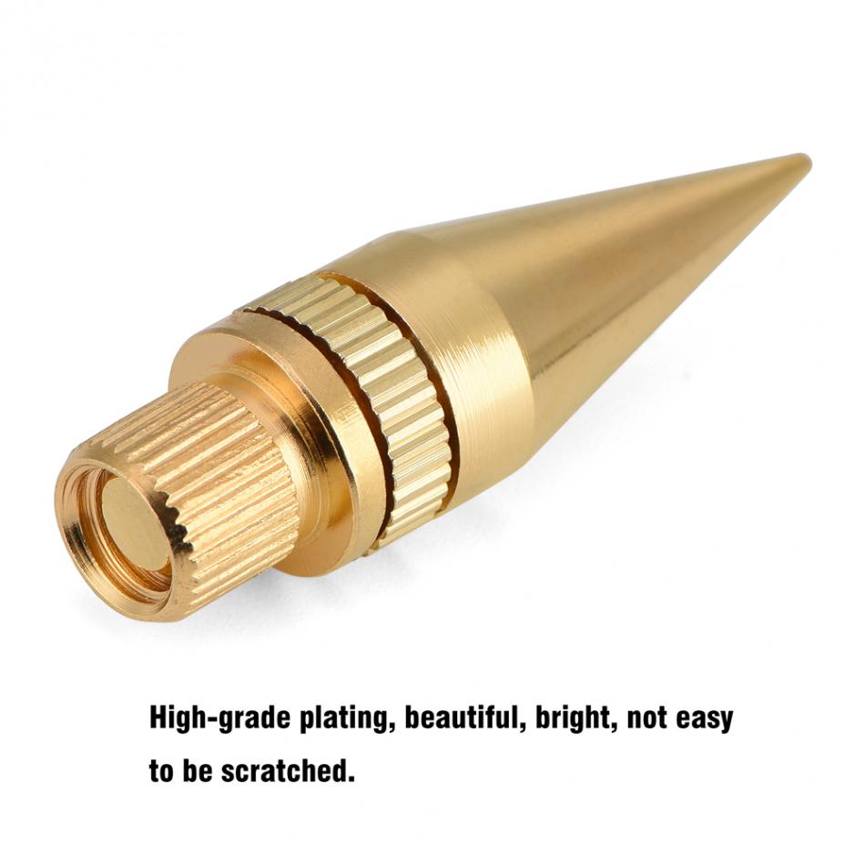 8 Pairs Speaker Spikes - 6x36mm Copper Isolation Stand + Base Pad Feet