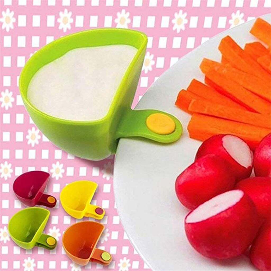 1PCS Spice Tools Assorted Seasoning Sugar Salad Tomato paste Sauce Dishes Kitchen Clip Bowl Dip Small Clip Seasoning Dish