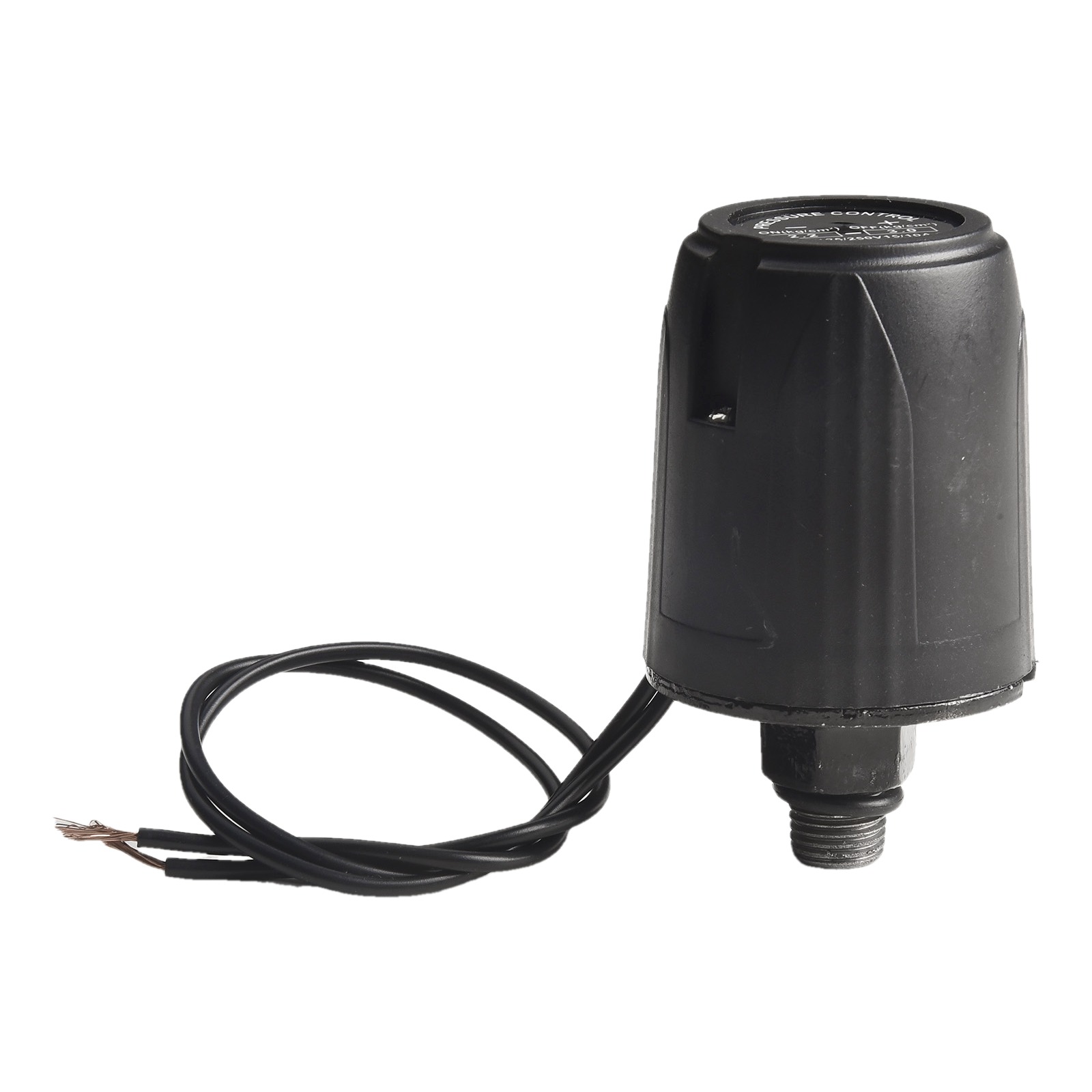 Vannpumpe automatisk trykkbryter pumpetrykkregulator dobbel kontakt 3/8 tommers innvendig gjenge 1/4 tommers utvendig gjenge: Grå