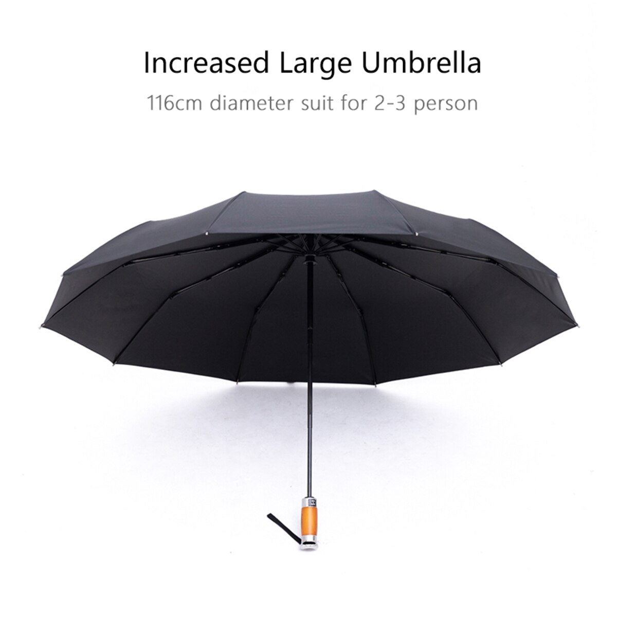 Paraguas automático de lujo para hombres y mujeres anti UV sombrillas de Golf resistentes al viento paraguas plegable grande Parasol 10 costillas