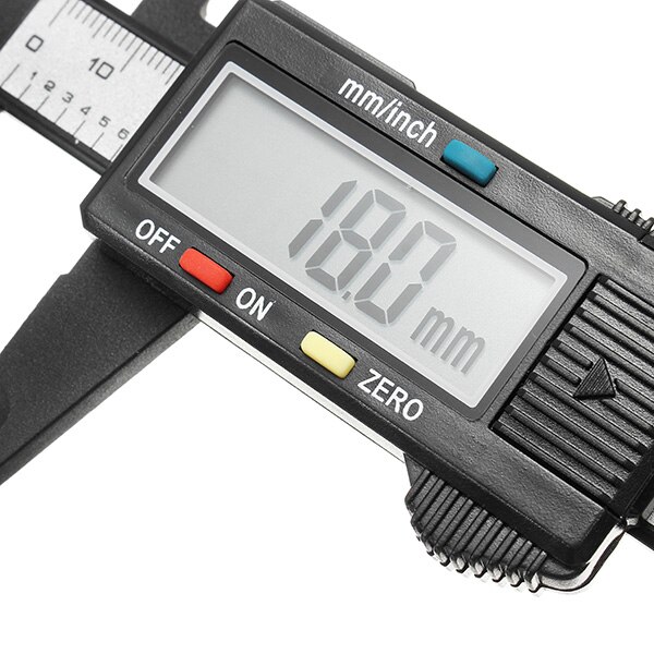 150mm 6 inch LCD Digital Electronic Vernier Caliper Gauge Micrometer Measuring Tool Caliper Ruler Digital Caliper Plastic