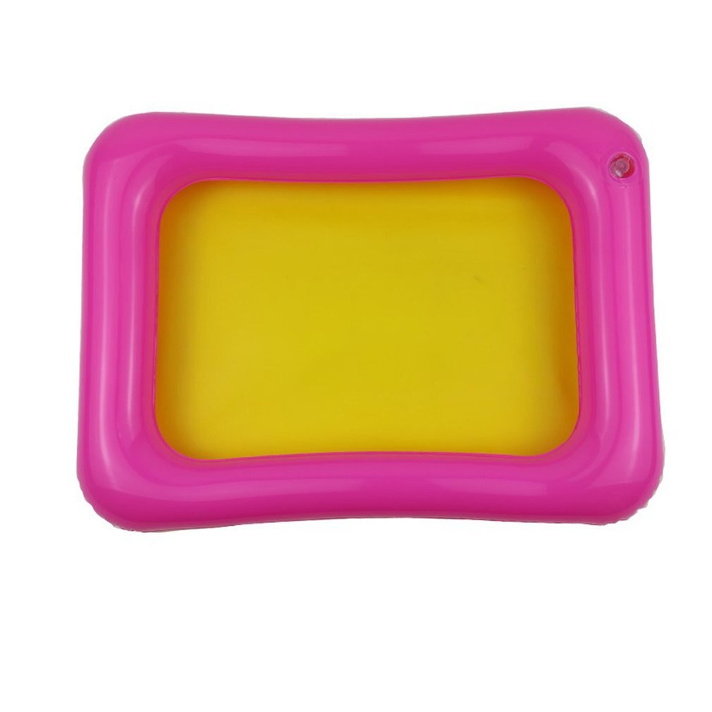 Aufblasbare Sand Tablett Burg Mobilen Tisch PVC Sandkasten Sensorischen Tablett Lustige Indoor Spielen Spielzeug Pool Tablett für Kinder: Default Title