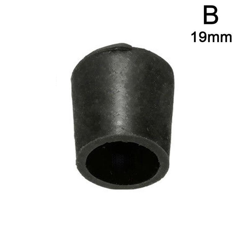 8 stk pvc plast rund sort fortykker bord stol benkapper skridsikre fødder beskytter pudebetræk 16mm 19mm 25mm 30mm: B