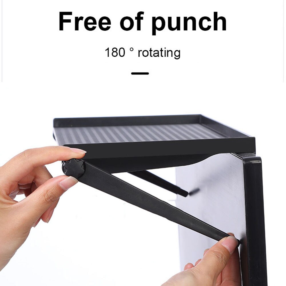 1Pc Adjustable Computer Monitor Rack Computer Monitor Desktop Stand TV Rack Display Shelf Multifunctional Storage Rack