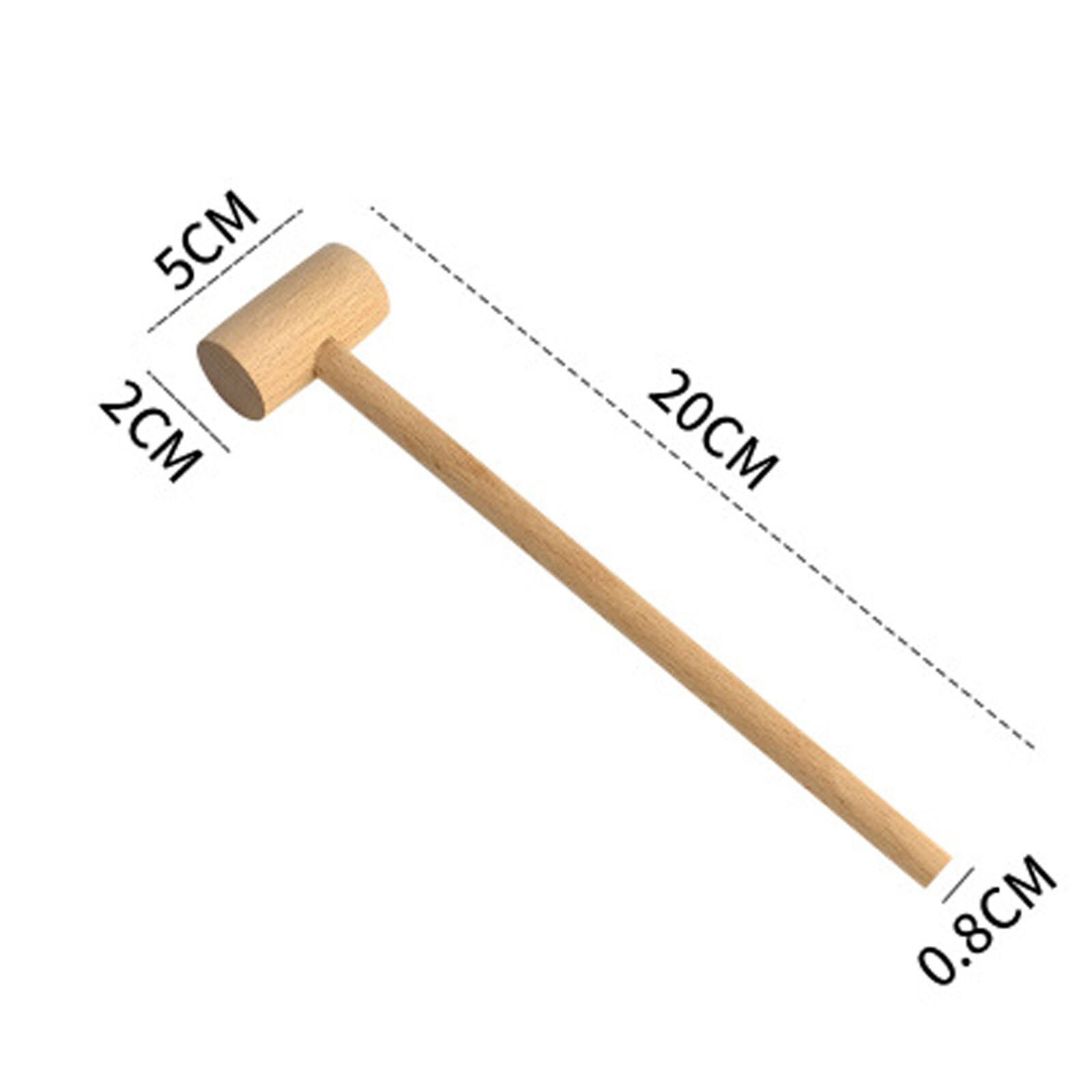 Seafood Crab Mallet Multifunctional Natural Hardwood Mallet Cracking Seafood Tool