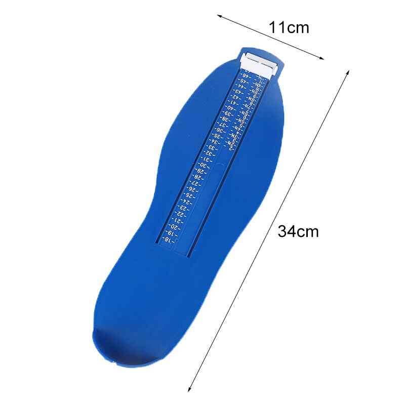Foot Measure 4colors Gauge Kids Adults Shoes Helper 18-47Yards Foot Length Measuring Ruler Tools For Growing Children Hand Tool: blue