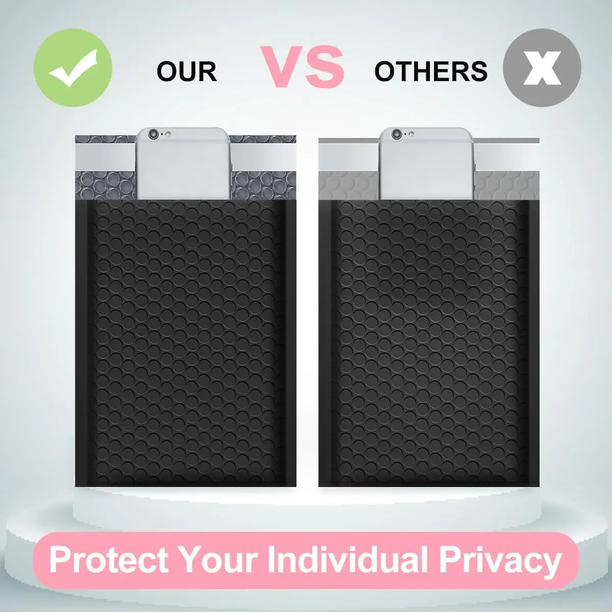 20Pcs/Lot Bubble Mailer Self Seal Bag Padded Plastic Envelopes Self-Lock Envelope Bags for Business Mailing Packaging