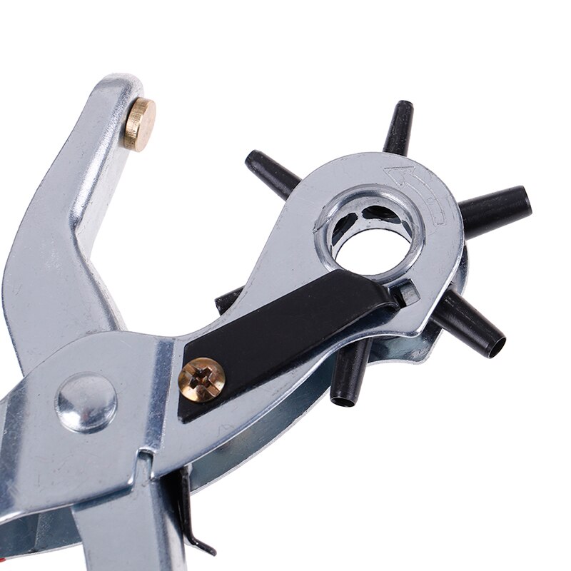 Pince à perforation pour ceinture en cuir | Pince à oeillet, perforateur à œillet Revolve Machine, sac, outil de fixation, bracelet de montre, artisanat domestique