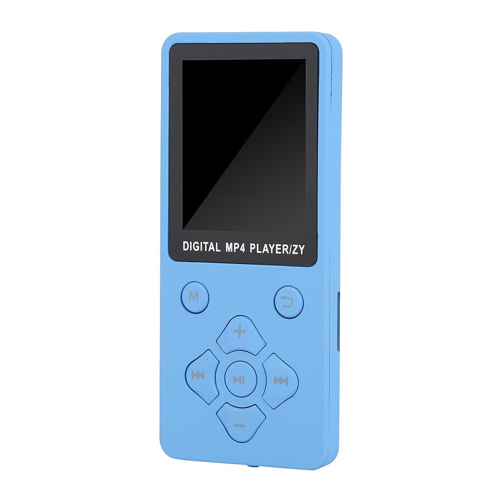 MP3 Player HiFi Portable bluetooth MP3 Player Colour Screen FM Radio Video Games Movie Music Sports Player #G: Blue 