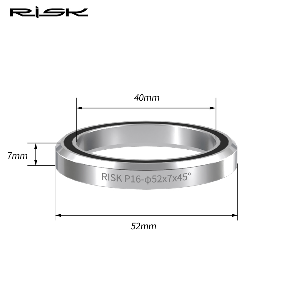 Risque casque de vélo roulement en acier 41/41.8/42/47/49/51/52mm roulements de casque de vélo de route de montagne pièces de réparation accessoires de vélo: Or
