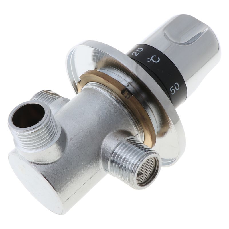 Brass Thermostatic Mixer Valve Water Temperature Control Valve for Bath Shower