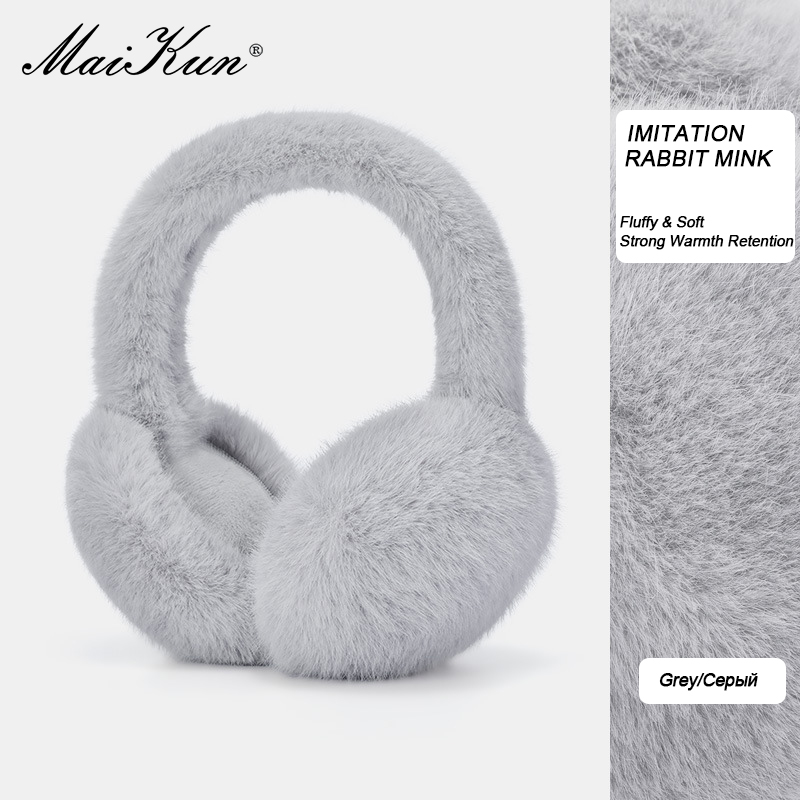 Maikun's Thermal Earmuffs All-Match Autumn&Winter Cycling Thickened Ear Bags Imitation Rabbit Marten Ear Muffs