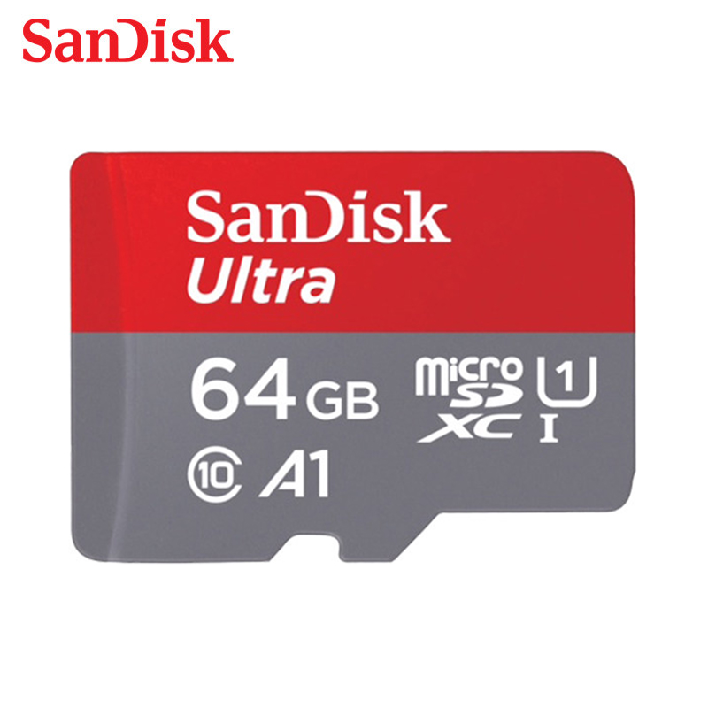 Sandisk tarjeta sd micro 16gb 32gb 64gb cartao 200gb de memoria de carte sd micro 128gb 256GB Clase 10 98 MB/S tarjeta de memoria gratis: A1 64G