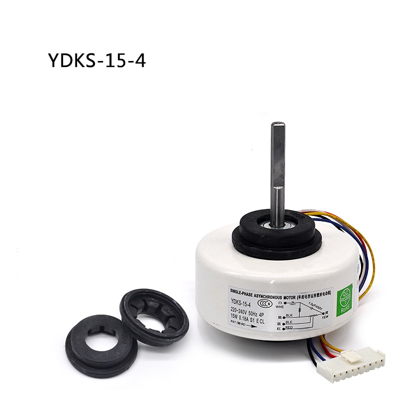 Moteur asynchrone monophasé de YDKS-15-4 15W 0.18A 4P pour la climatisation d'intérieur de médias