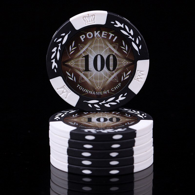 20 Stks/partij Poker Chips 11 Kleuren 14G Klei/Ijzer 40*40Mm Tarwe Chips Texas Hold'em Poker Poker Club Chips