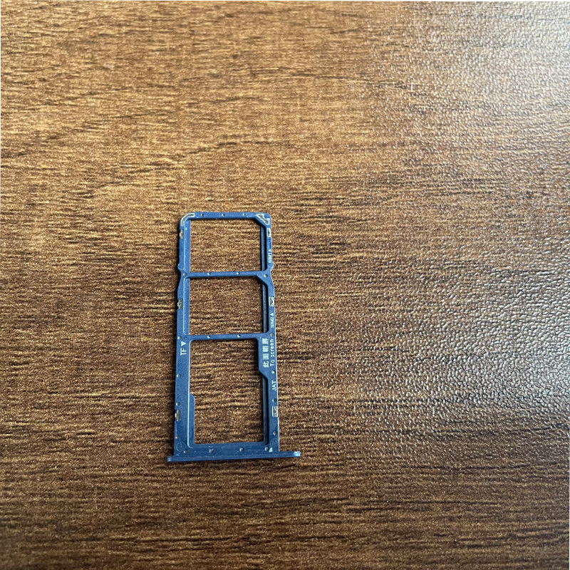 Plateau de carte Sim avec support de fente, pièces de rechange pour Huawei Y6 2 pièces: Y6 2019 Blue