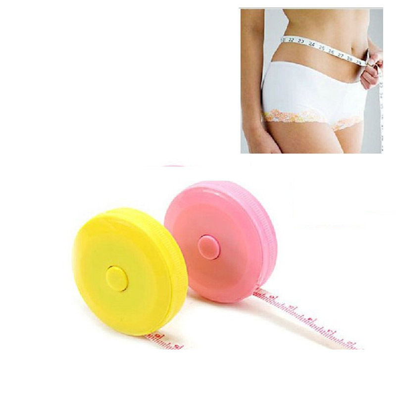 Plastic Pocket Round Tape Measure Tapeline Tape Measure Ruler Sewing 150cm