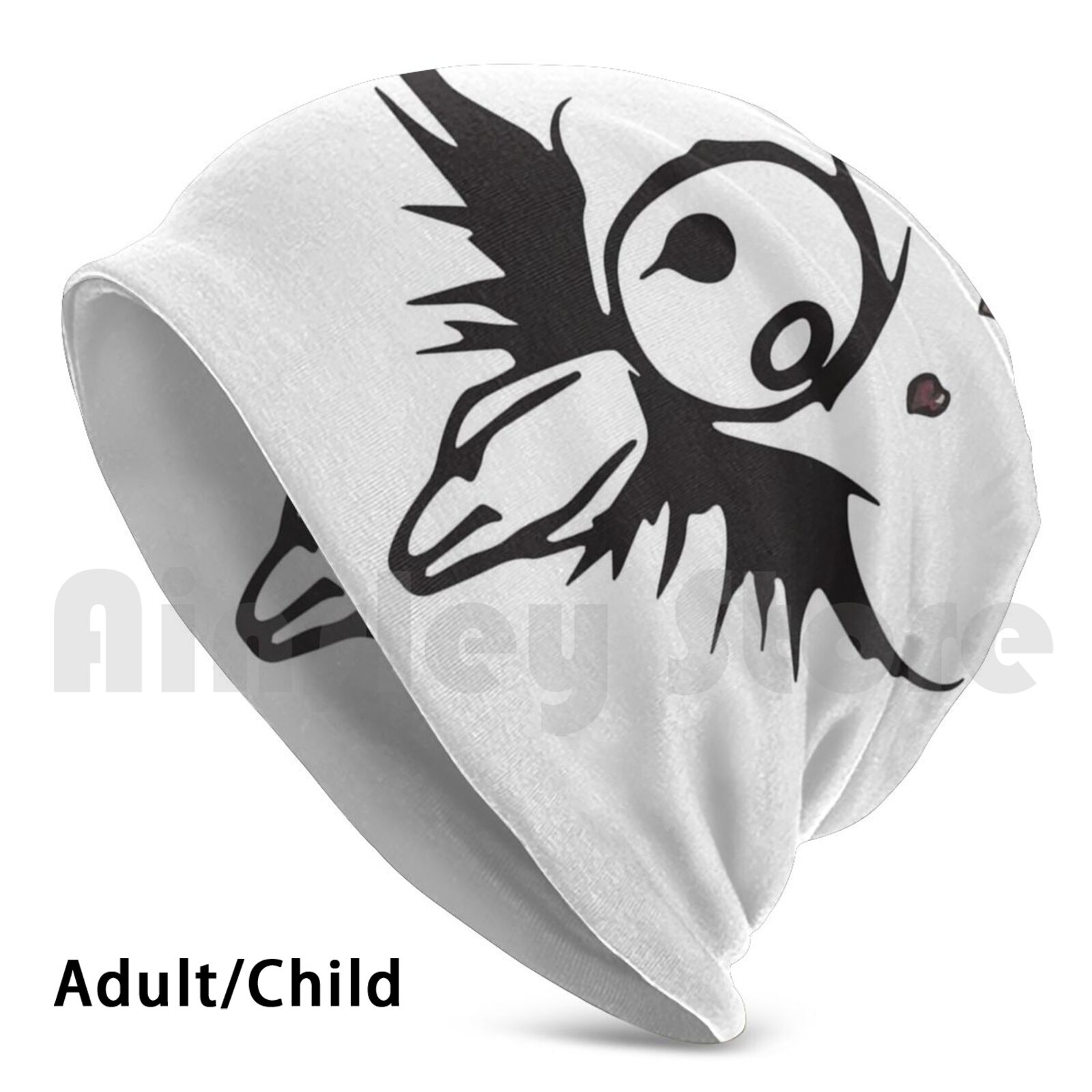 Emo Love Angel Beanies Knit Hat 1625 Beanies Print Gothic Goth Angel Love Peace Music Musical Emocore Hardcore Band