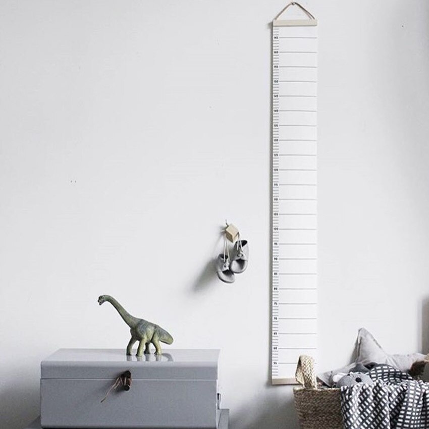 Barns tillväxt storlekstabell höjddiagram baby barn barn höjd linjal mått linjal väggdekor för barnrum heminredning hänga