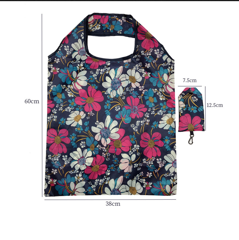 Mode Print Opvouwbare Eco-Vriendelijke Boodschappentas Draagtas Opvouwbare Handtassen Met Grote Capaciteit Voor Boodschappentas