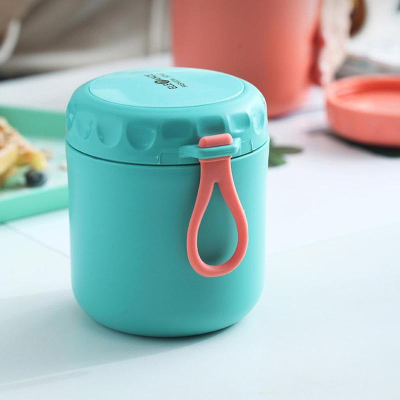 430Ml Thermische Lunchbox Voedsel Container Met Lepel Levert Geïsoleerde Stalen School Soep Vacuüm Box Lunch Cup Cup L r5B8