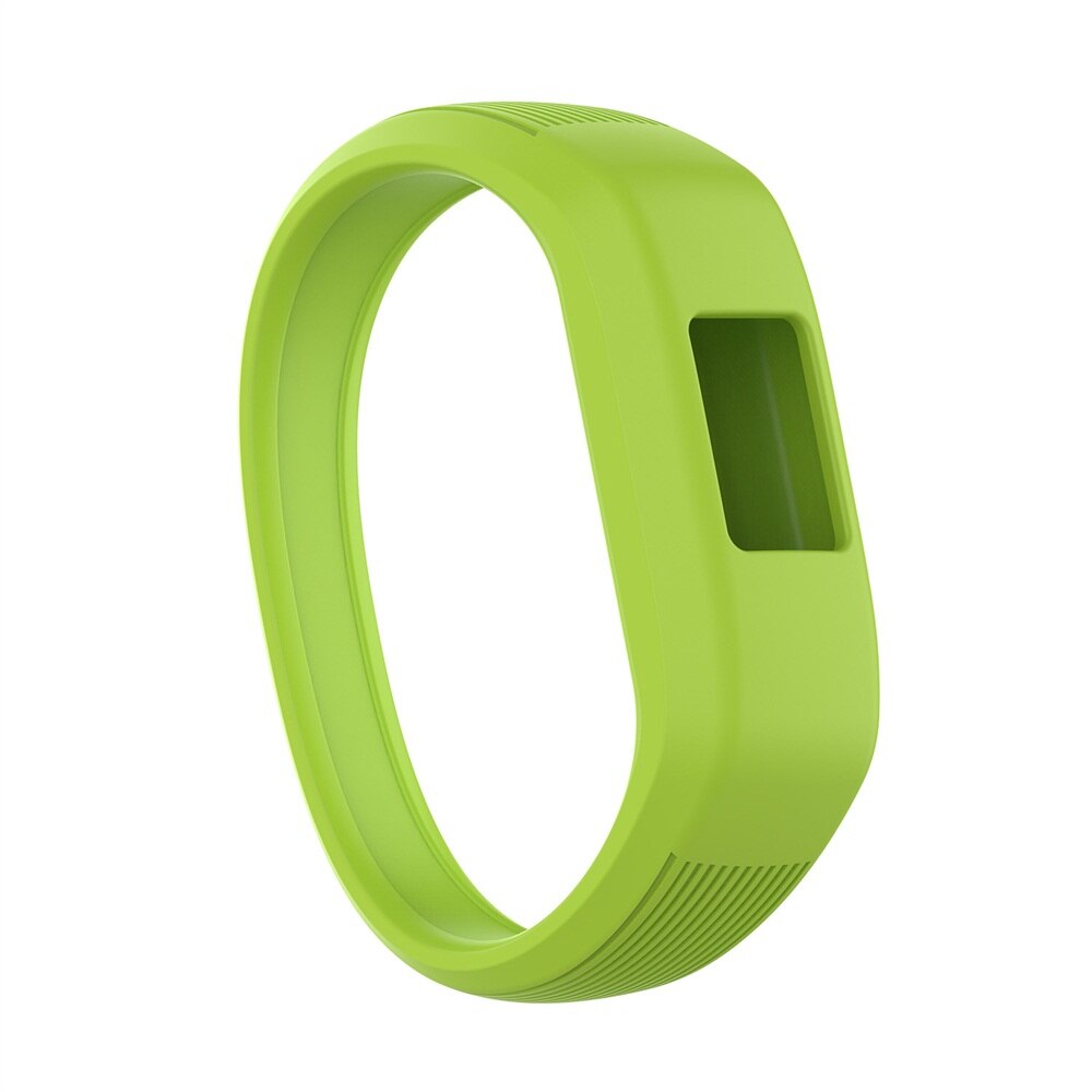 Miękki silikonowy zegarek zespół dzieci pasek na rękę bransoletka dla Garmin Vivofit JR 2/Vivofit 3 wymiana opaski na nadgarstek zespół: green / S