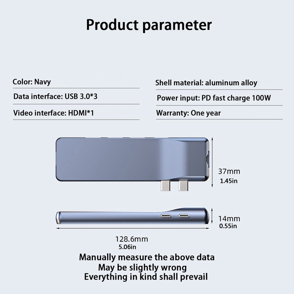 USB tipo C HUB a HDMI RJ45 Ethernet Multi USB 3.0 Thunderbolt 3 adattatore di alimentazione per MacBook Pro Air USB-C Dock Splitter