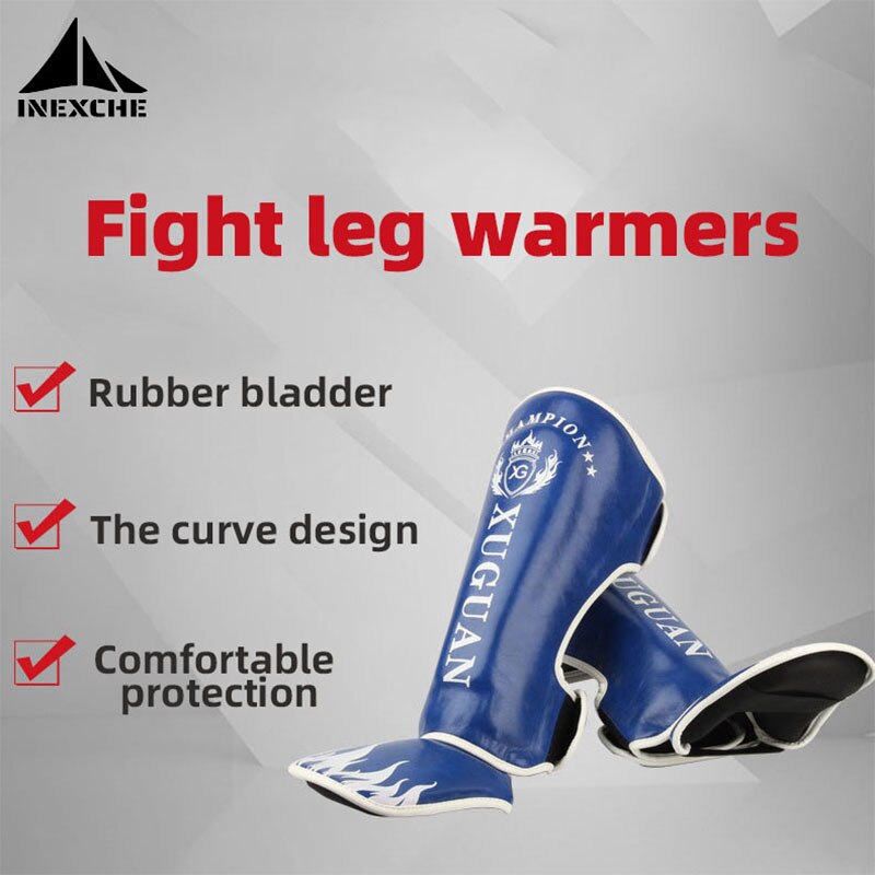 1 para MMA boks kostki wsparcie mężczyźni kobiety sprzęt Kickboxing Karate ochraniacze Sanda Muay Thai Legging