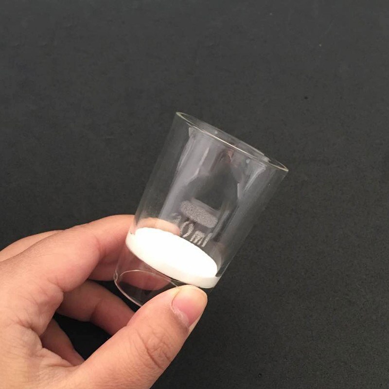 30ml núcleo de arena resistente al ácido crisol vidrio copple Drooping Glass embudo G2 G3 G4