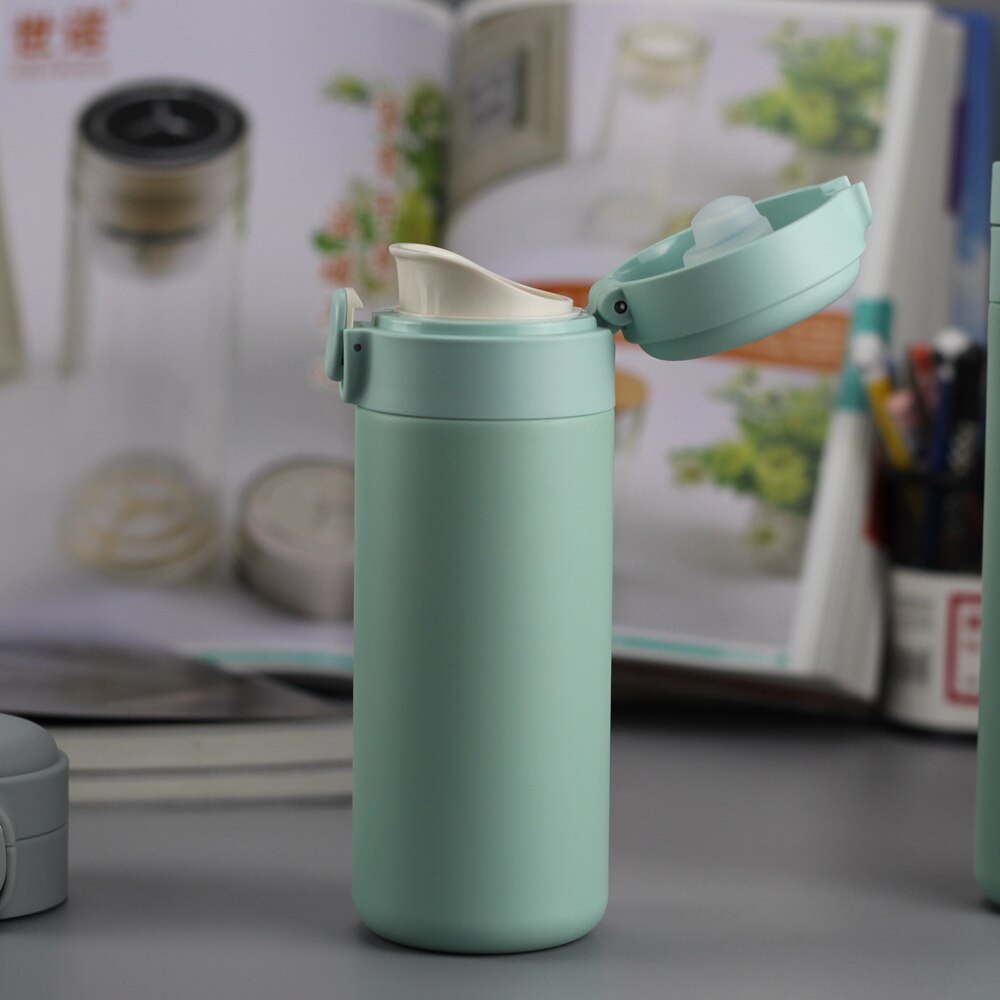 200ML dessin animé eau chaude Thermos tasse bouteille en acier inoxydable vide flacons Thermo tasse café thé voyage Thermocup
