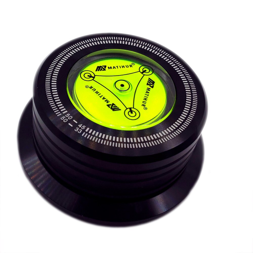 HIFI 3-in-1 50Hz recording weight turntable vinyl low pressure disc stabilizer level: black