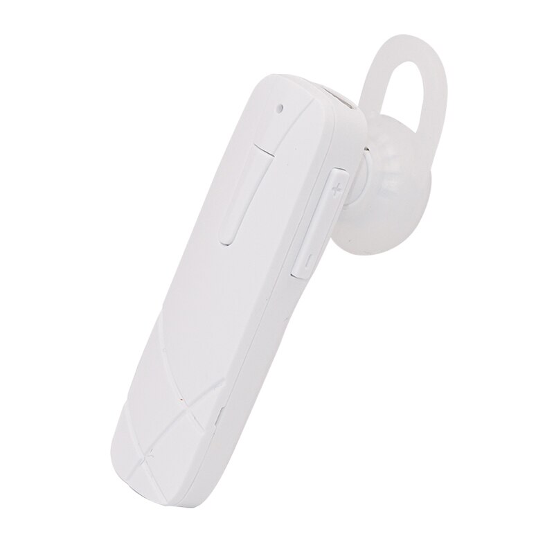 Auricolare Bluetooth universale Ultralight Auricolare Senza Fili a Mani Libere di trasporto clip Auricolari sport Musica Auricolari per IOS androide: bianca