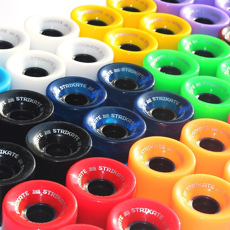 Strike – roues de Skateboard en PU 60x45mm, 4 pièces/ensemble