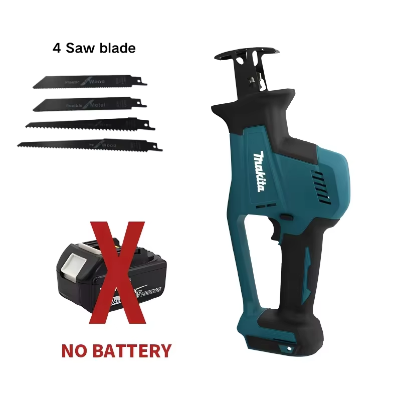 Makita DJR189 18V Cordless Electric Reciprocating Saw Brushless Rechargeable Wood Metal Cutting Saw Portable Saw Power Tool: Default Title