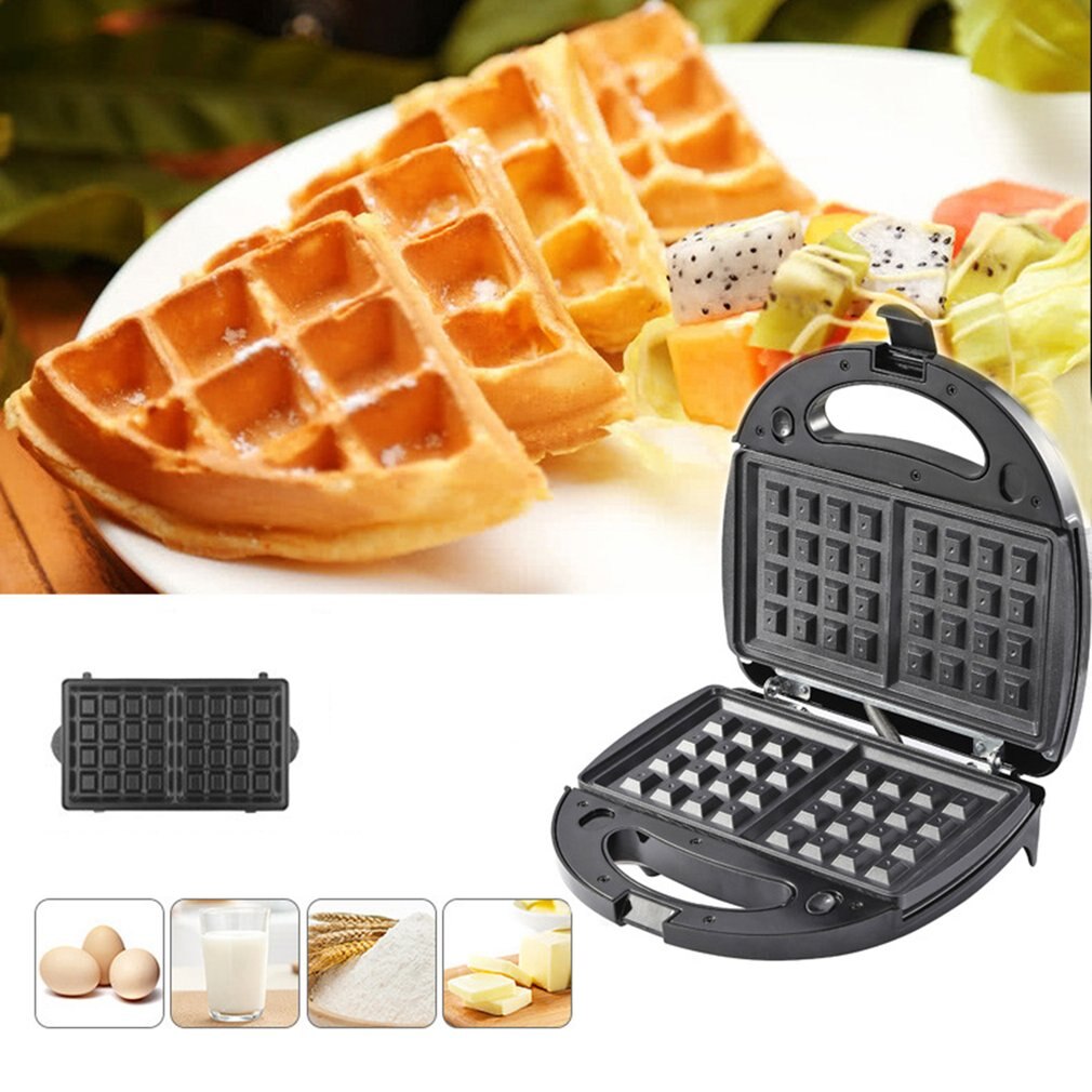 3 in 1 Multifunctional Electric Mini Waffle Sandwich Maker Grilling Machine Breakfast Waffle Maker Cake Maker