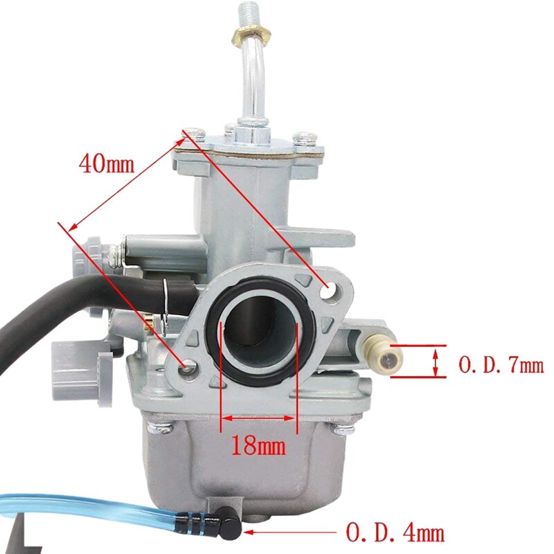 Atv Motorfiets Carburateur Voor Yfm 80 Y-Een-M-Een-H-Een Badger 80 Atv Y-Een-M-Een-H-Een Moto 4 Y-Een-M-Een-H-Een Champ 100 Y-Een-M-Een-H-Een Raptor 80