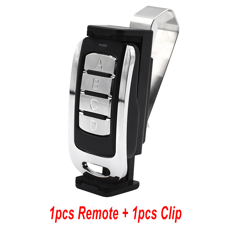 mandos para puertas de garaje Clemsa mando garaje universal, clon CLEMSA Mastercode MV1 Mutancode MT1 MT2 287mhz 433mhz 868mhz: remote and Clip