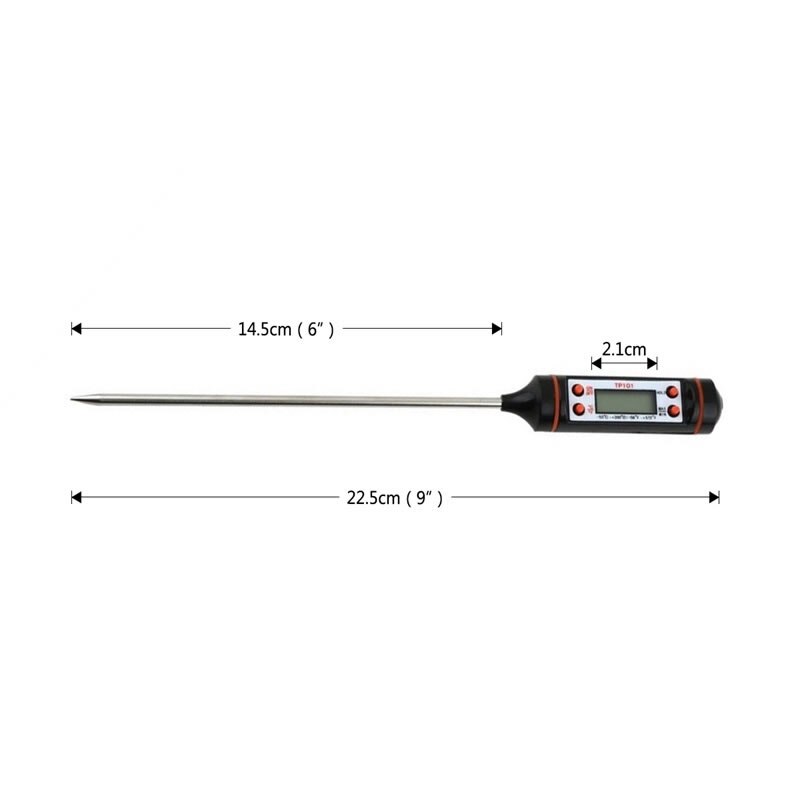 Digital Food Thermometer Pen Style Grill Oil Tempe... – Grandado