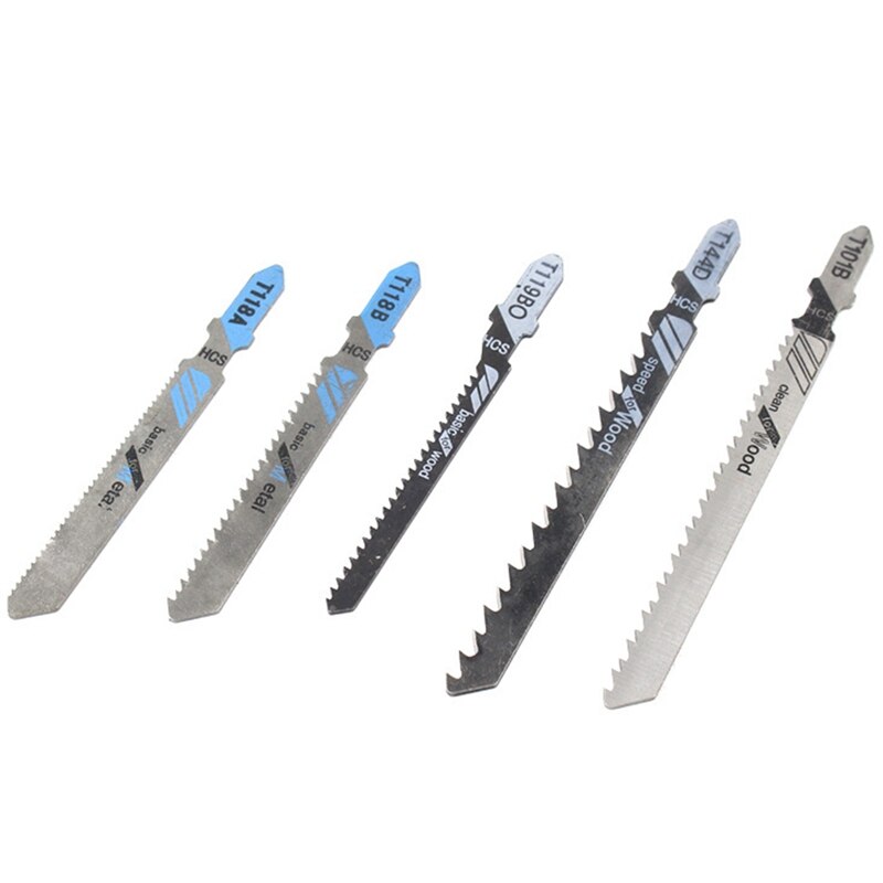 20 stuks zaagbladen t-schacht decoupeerzaagbladen diverse bladen voor hout kunststof metaal zagen zaagbladen gemaakt