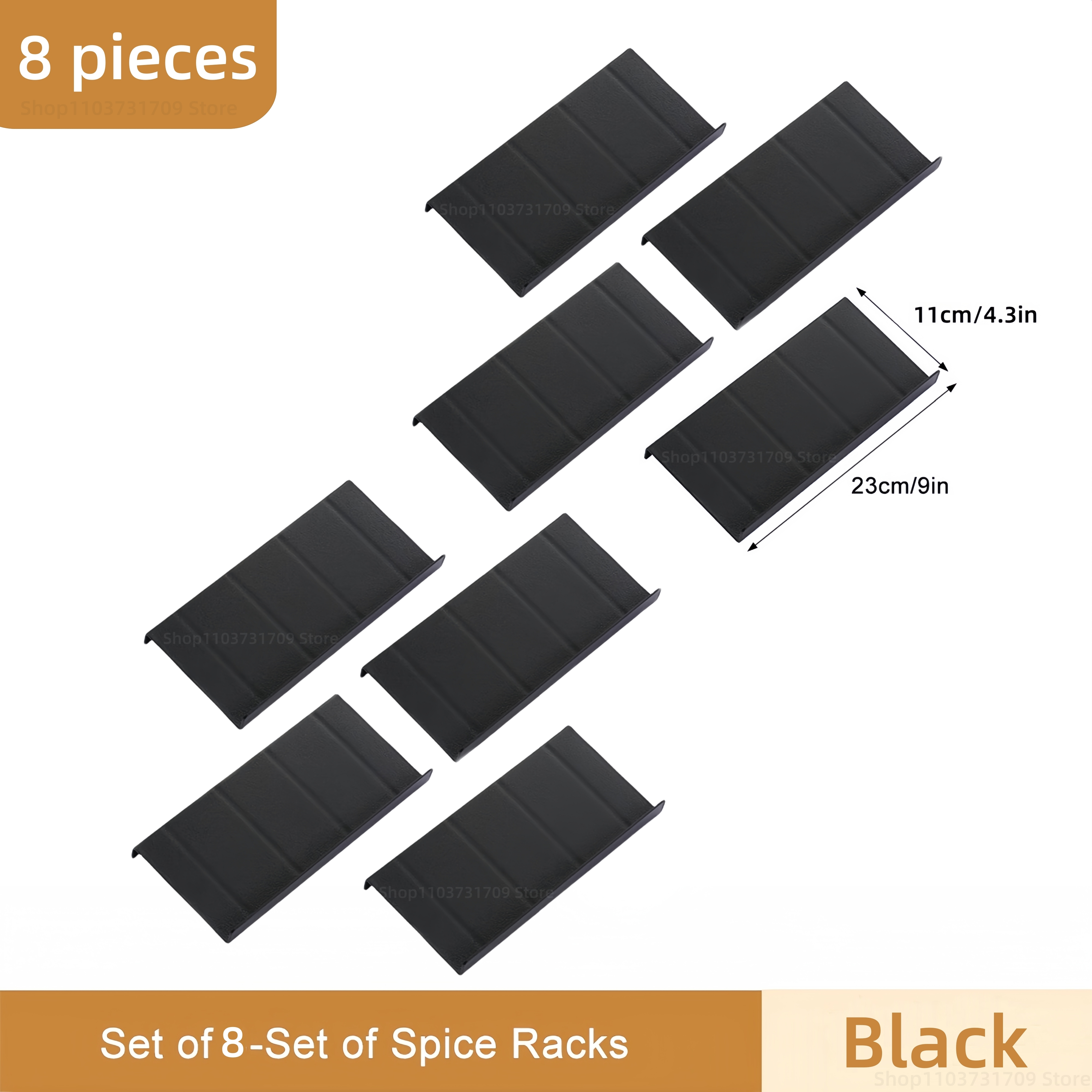 Cajón estantes de especias para cocina, estante de especias ajustable de 4 capas para tarros de especias, estante para condimentos, armario, despensa, organizador de cocina: plum