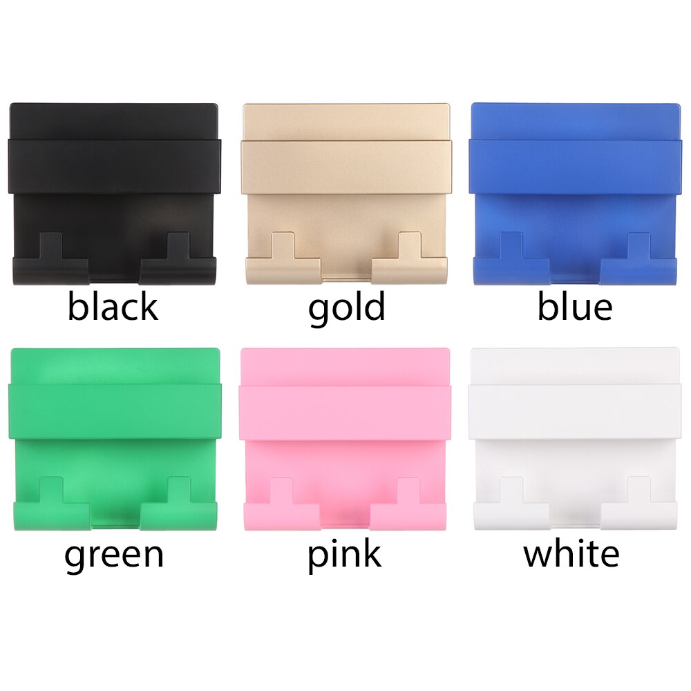 1PC Paste Style Mobile Phone Charging Holder Bracket For IPhone Keyring Wall Mount Stand Universal Practical Wall Storage Shelf