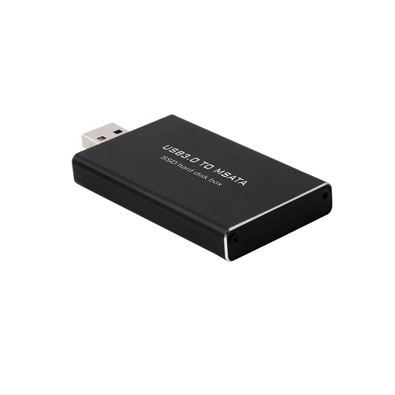 5 gbps usb 3.0 to msata ssd kabinet usb 3.0 to mini-sata harddisk adapter  m2 ssd ekstern hdd mobilboks