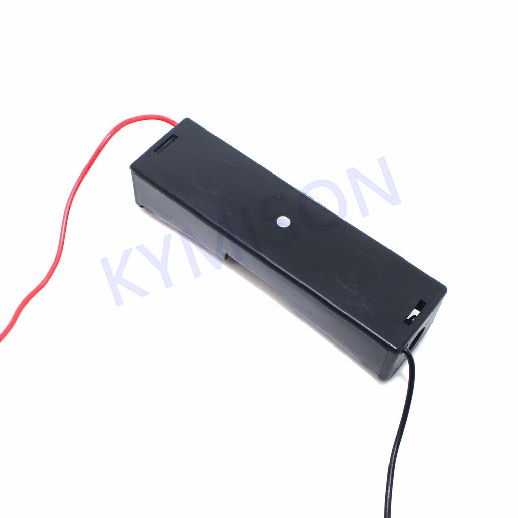 18650 Battery Box Black Plastic 1x 2x 3x 4x Storage Case 18650 1 2 3 4 Slot Way DIY Batteries Holder Container With Wire Lead