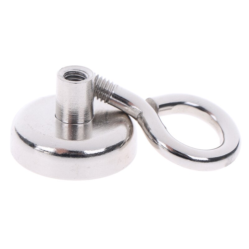 1 Pc Strong Neodymium Magnet Round Pulling Force River Fishing Magnetic Hooks