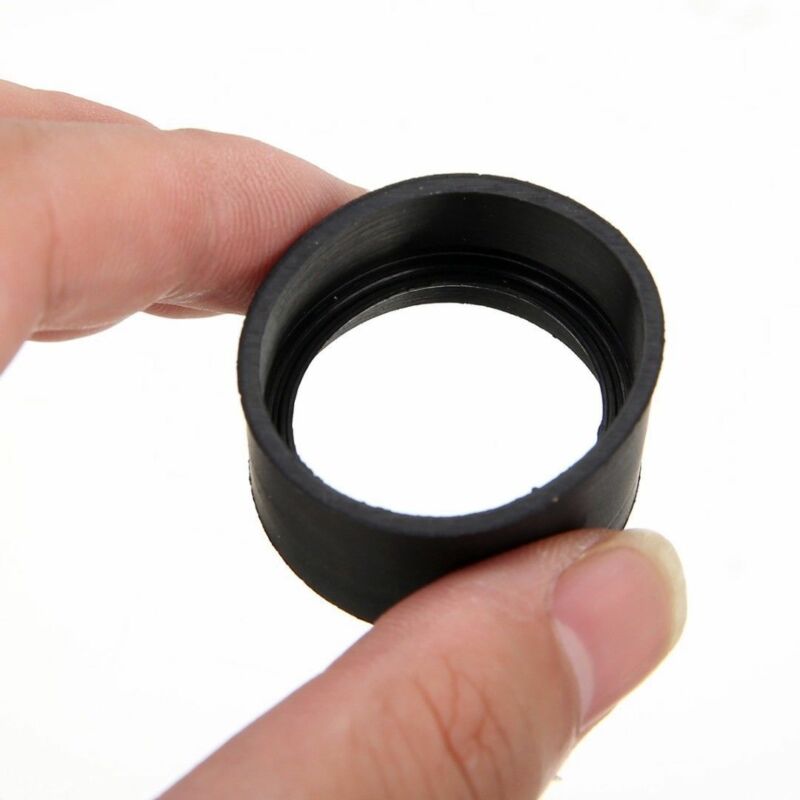 2pcs Eyepiece Eye Shield Rubber Eye Guards Cups For Microscope Binocular