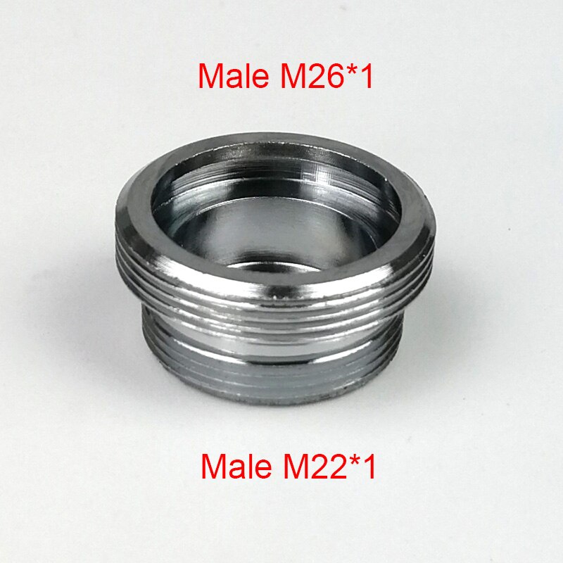 Weibliche M24 Durcheinander rohr passend zu Konverter Wasserhahn stecker Adapter M16 M18 M26 Zahnseide Zubehör männlichen gewinde munddusche: M26xM22