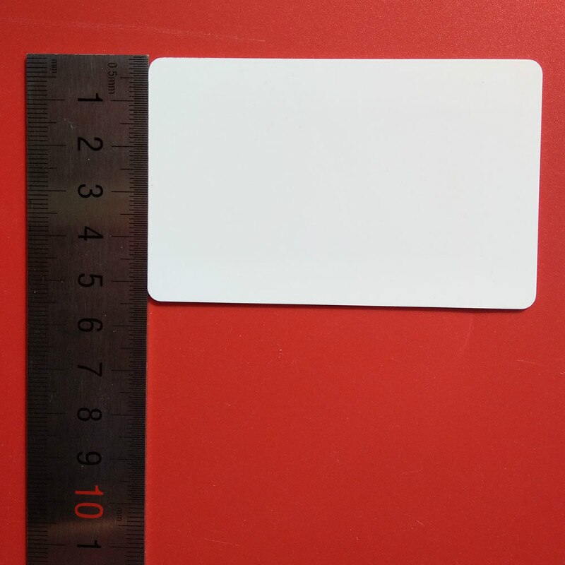 10 stk / lot uid-udskifteligt nfc-kort med blok 0, der kan omskrives til mif 1k s50 13.56 mhz kreditkortstørrelse