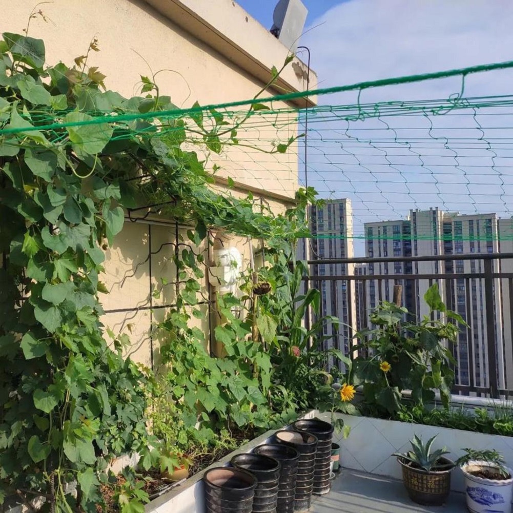 Garden Plants Climbing Net Heavy-Duty Trellis For Climbing Plants Support Vine Outdoor Grow Net Flowers Tomato Trellis