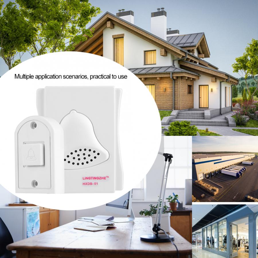 HXDB-01 Wired Ring Doorbell Ding Dong Bell Smart Door Bell Home Office Decoration House Door Chime For Access Control System