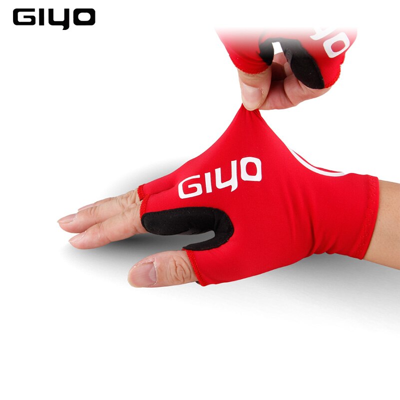 Giyo-Guantes de ciclismo de medio dedo para hombre y mujer, de gel para deportes de carreras, equipo de bicicleta de carretera para ciclismo de montaña